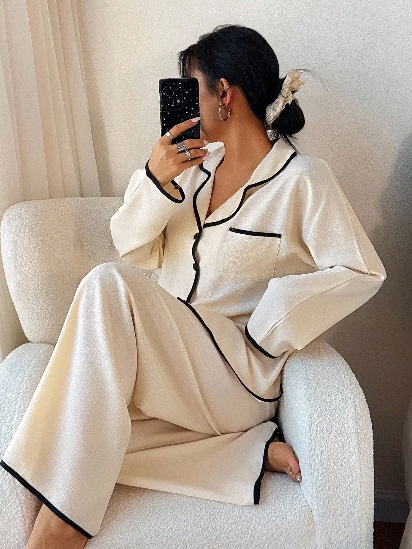 بيجامة نسائية(L)